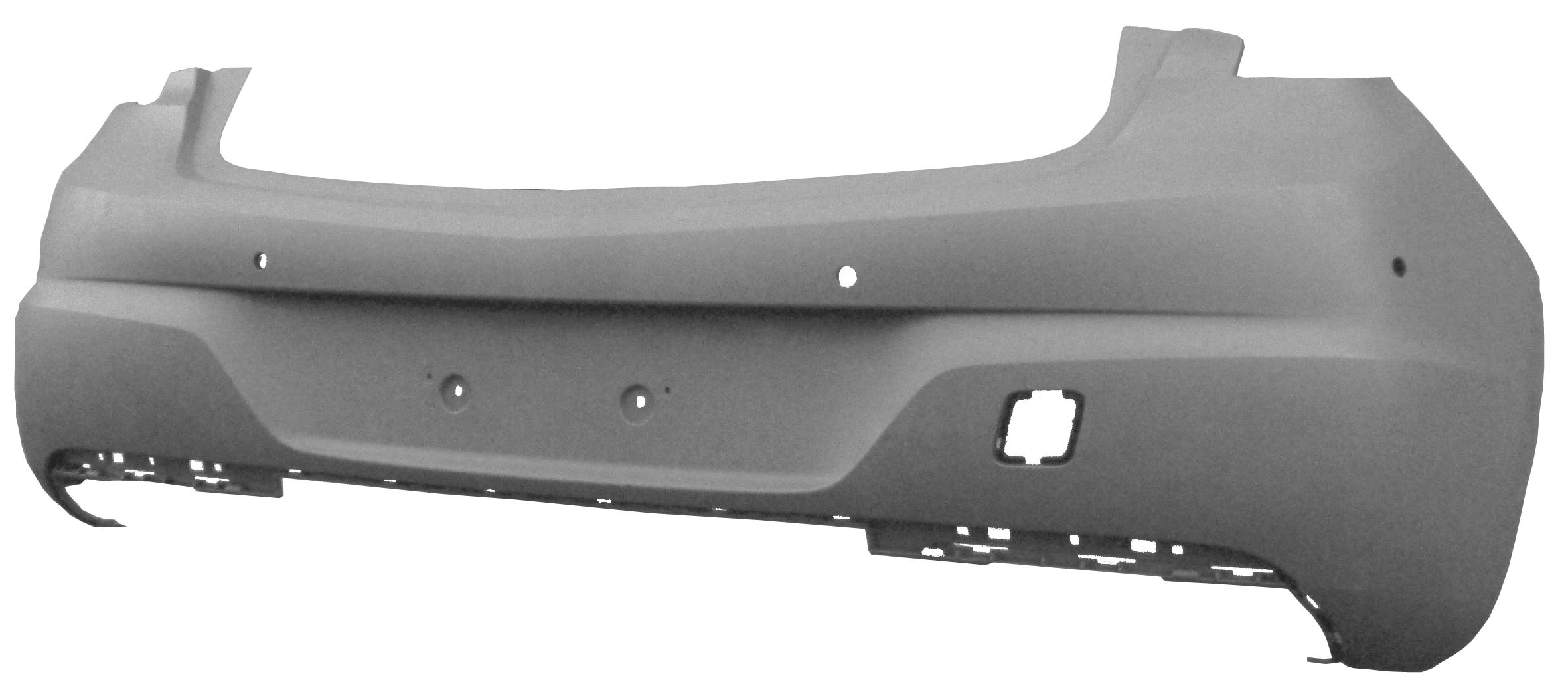 PARAGOLPES TRASERO IMPRIMADO C/4HUECOS SENSOR