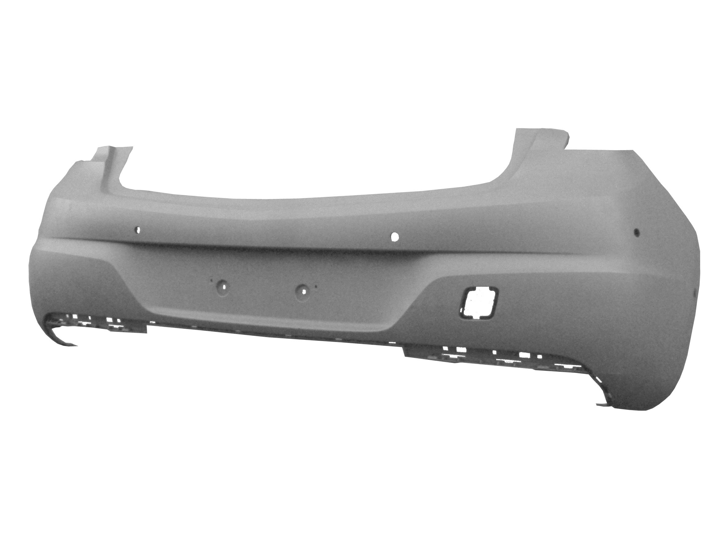 PARAGOLPES TRASERO IMPRADO C/6 HUECOS SENSOR