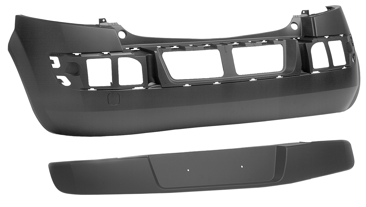 PARAGOLPES TRASERO IMPRIMADO COMPLETO CON MOLDURA 5PUERTAS
