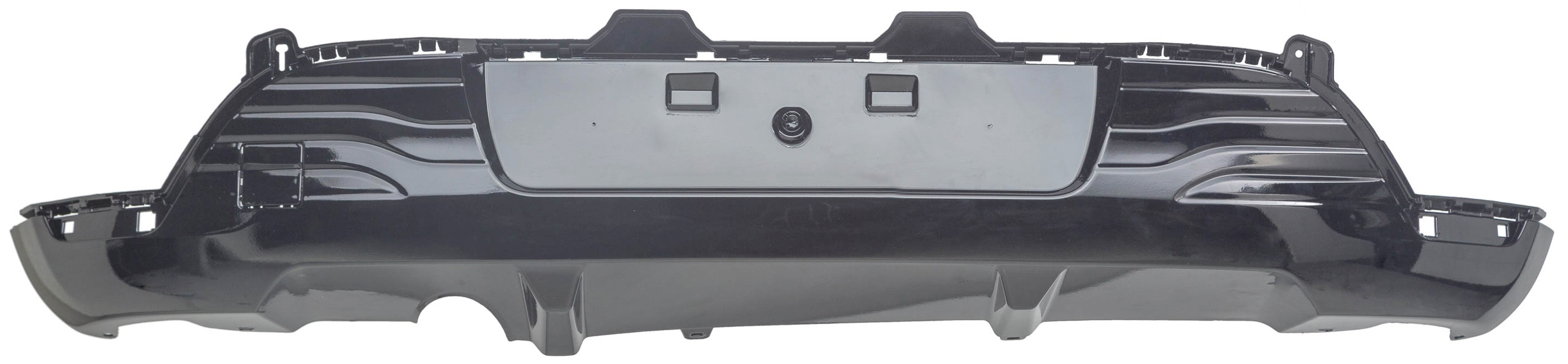 PARAGOLPES TRASERO IMPRIMADO NEGRO BILLANTE