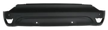 PARAGOLPES TRASERO NEGRO C/HUECO SENSOR