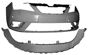 PARAGOLPES DELANTERO IMPRIMADO C/HUECOS SENSOR