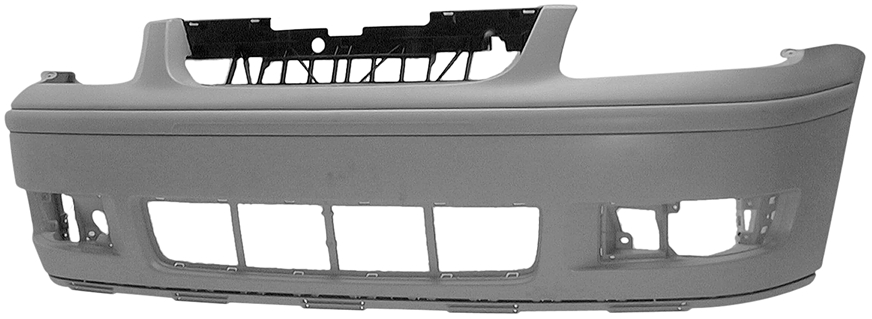 PARAGOLPES DELANTERO CON HUECOS IMPRIMADO