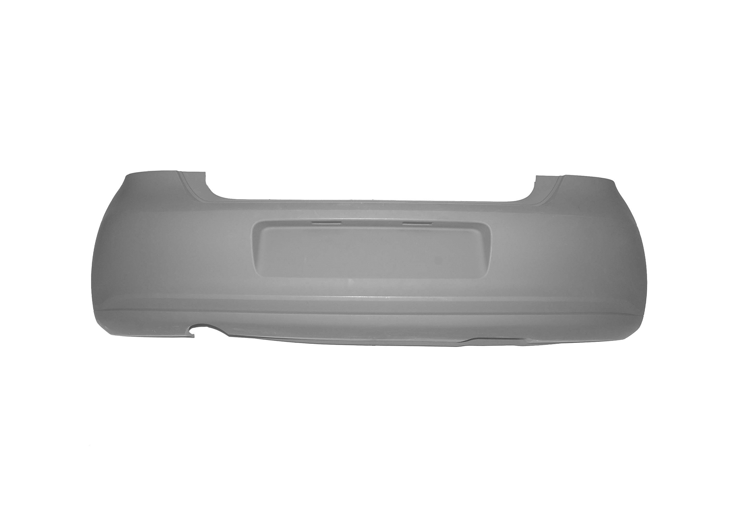 PARAGOLPES TRASERO IMPRIMADO C/HUECO ESCAPE GRANDE 17CM 