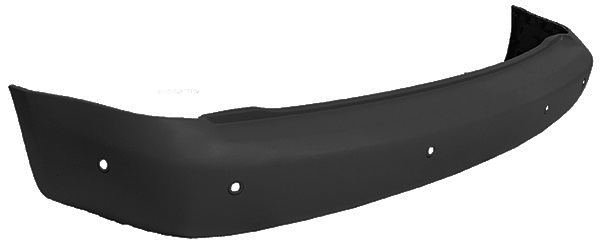 PARAGOLPES TRASERO GRIS OSCURO C/6 HUECOS SENS CHASSIS CORTO
