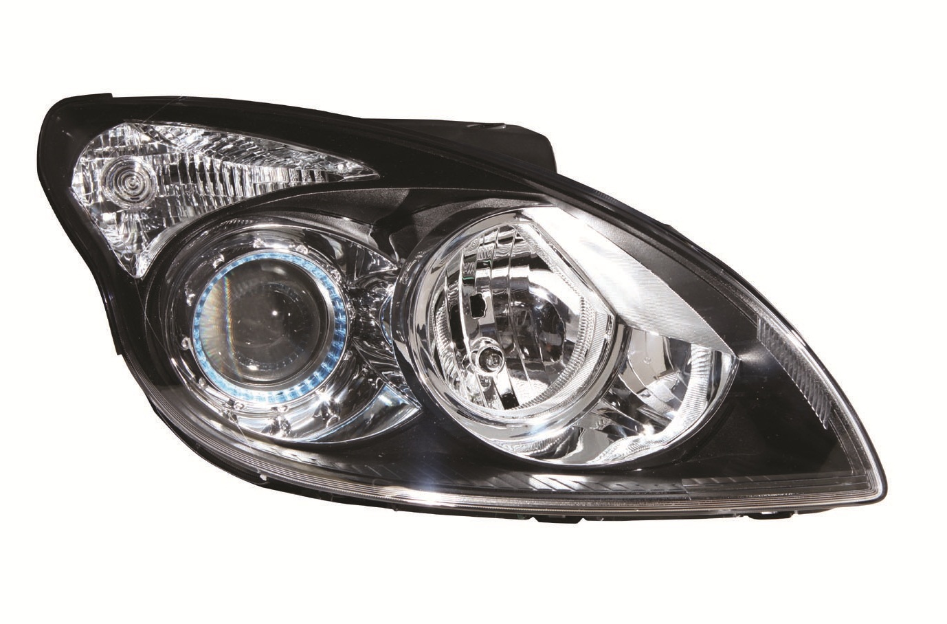 FARO DERECHO CON REGULACION ELECTRICA (INTERIOR NEGRO)