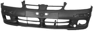 PARAGOLPES DELANTERO IMPRIMADO CON HUECOS