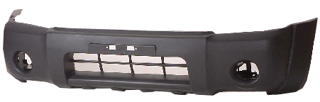 PARAGOLPES DELANTERO CON HUECOS NEGRO 4WD