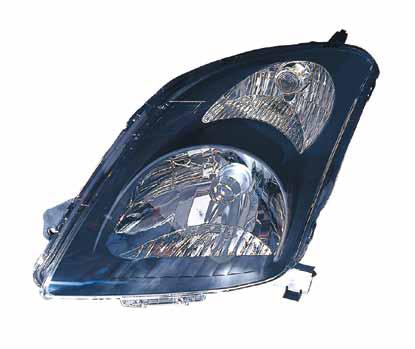 FARO DERECHO CON REGULACION ELECTRICA (INTERIOR NEGRO)