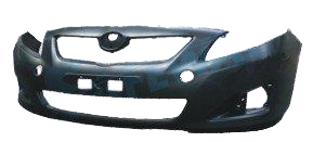 PARAGOLPES DELANTERO NEGRO CON HUECOS