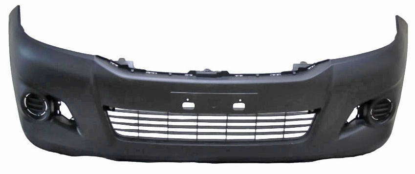 PARAGOLPES DELANTERO S/HUECOS ALETIN NEGRO C/REJILLA INF 2WD