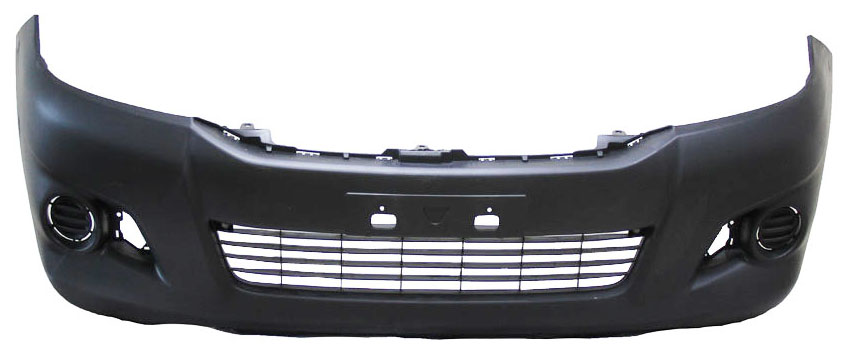 PARAGOLPES DELANTERO C/HUECOS ALETIN NEGRO C/REJILLA INF 4WD