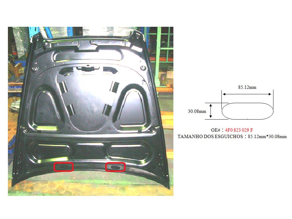 CAPOT (ALUMINIO) CON ABUJEROS ESG (85.12x30.08mm)
