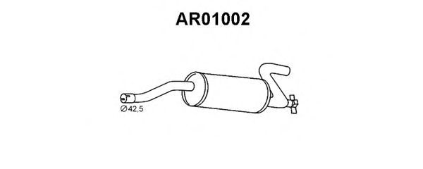 Tubo de Escape para ALFA ROMEO 33 1.4 i.e.