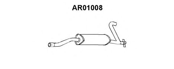 Tubo de Escape para ALFA ROMEO 33 1.4 i.e.