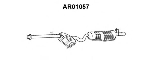Tubo de Escape para ALFA ROMEO 145 1.4 i.e. 16V
