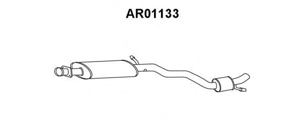 Tubo de Escape para ALFA ROMEO 147 1.6 TS