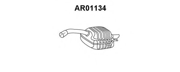 Tubo de Escape para ALFA ROMEO 147 1.6 TS