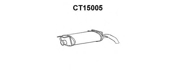 Tubo de Escape para CITROEN AX 1.4 4x4
