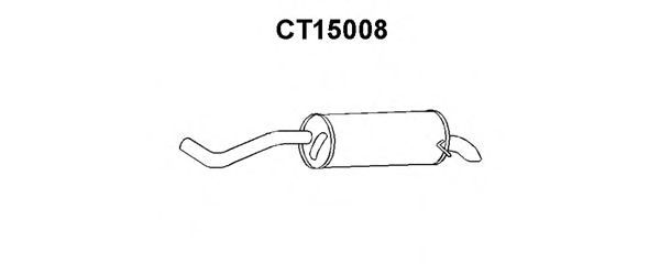 Tubo de Escape para CITROEN BX 1.6