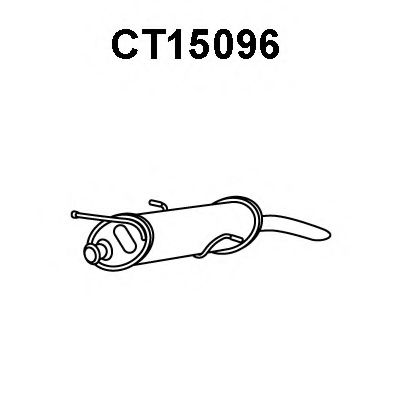Tubo de Escape para CITROEN ZX 1.9 TD