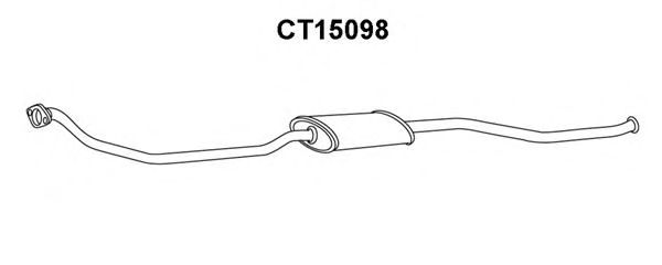 Tubo de Escape para CITROEN ZX 1.8 D