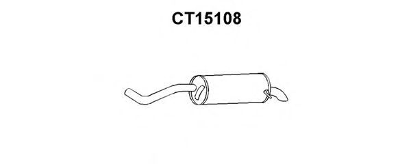 Tubo de Escape para CITROEN BX 1.6
