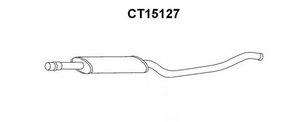 Tubo de Escape para CITROEN Xantia 1.8i