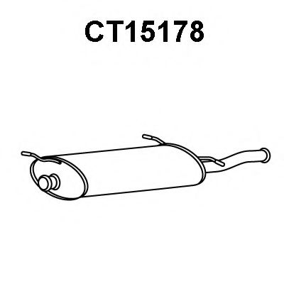 Tubo de Escape para CITROEN Xsara 1.4i