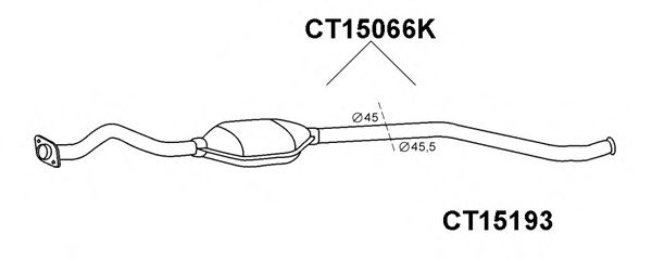 Tubo de Escape para CITROEN AX 1.4 4x4