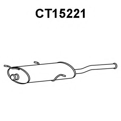 Tubo de Escape para CITROEN Xsara 1.4i