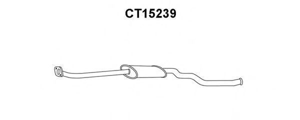 Tubo de Escape para CITROEN Xsara 1.4i