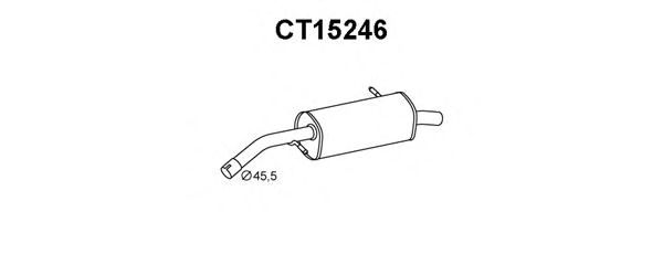 Tubo de Escape para CITROEN C2 1.4 HDi