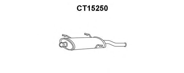 Tubo de Escape para CITROEN Xsara 1.4i