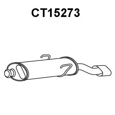 Tubo de Escape para CITROEN Saxo 1.6i
