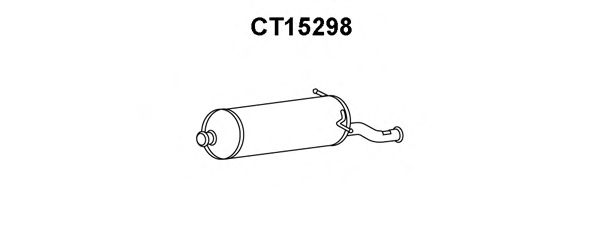 Tubo de Escape para CITROEN Xsara Picasso 1.6 HDI 90