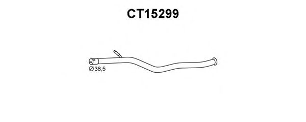 Tubo de Escape para CITROEN Saxo 1.0i
