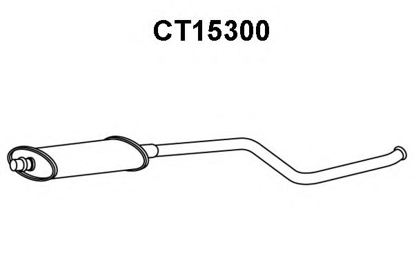 Tubo de Escape para CITROEN Xsara 1.4i