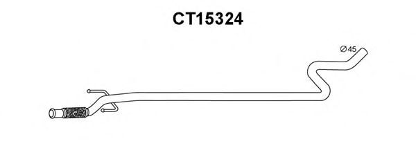 Tubo de Escape para CITROEN C2 1.4 HDi