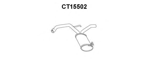 Tubo de Escape para CITROEN C1 1.0