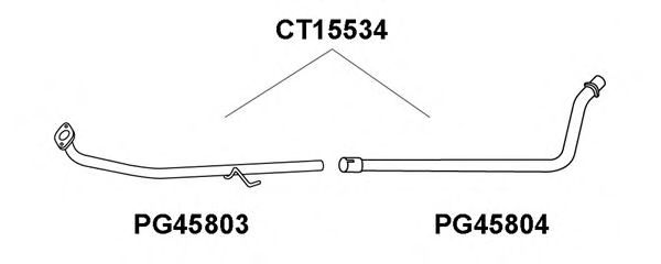 Tubo de Escape para CITROEN C1 1.0