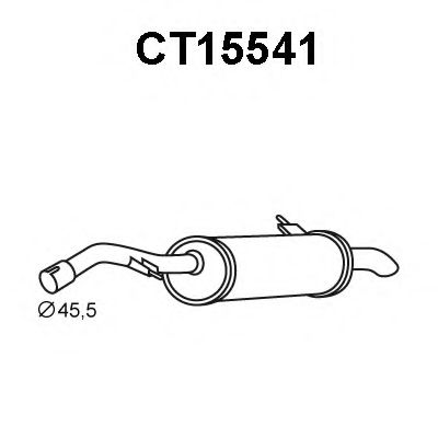 Tubo de Escape para CITROEN C3 1.6 HDi 90