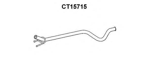 Tubo de Escape para CITROEN C4 1.6 HDi 90