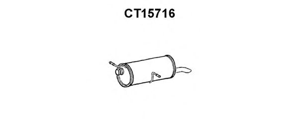 Tubo de Escape para CITROEN C4 1.6 HDi 90