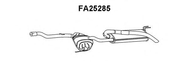 Tubo de Escape para FIAT Bravo 2.0 HGT 20V