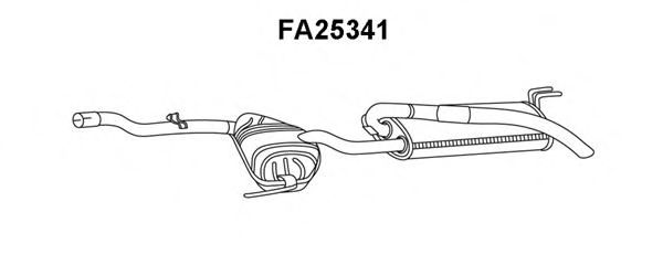 Tubo de Escape para FIAT Marea 1.6 16V 100