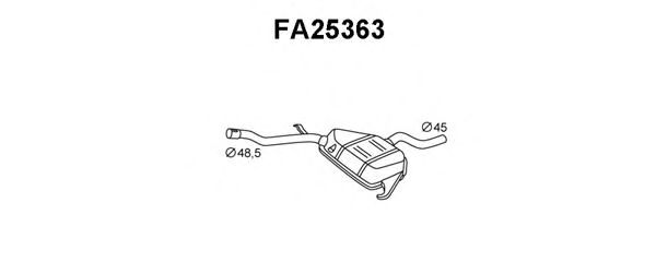 Tubo de Escape para FIAT Tempra 1.4 i.e.