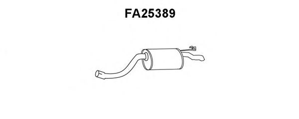 Tubo de Escape para FIAT Punto 1.2 8V