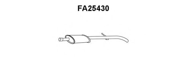 Tubo de Escape para FIAT Punto 1.2 8V