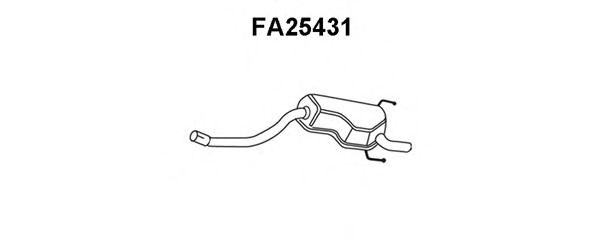 Tubo de Escape para FIAT Punto 1.2 8V